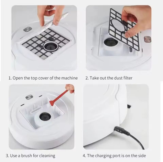 3-in-1 Smart Robot Sweeper – Automatic Vacuum, Sweep & Mop Cleaner