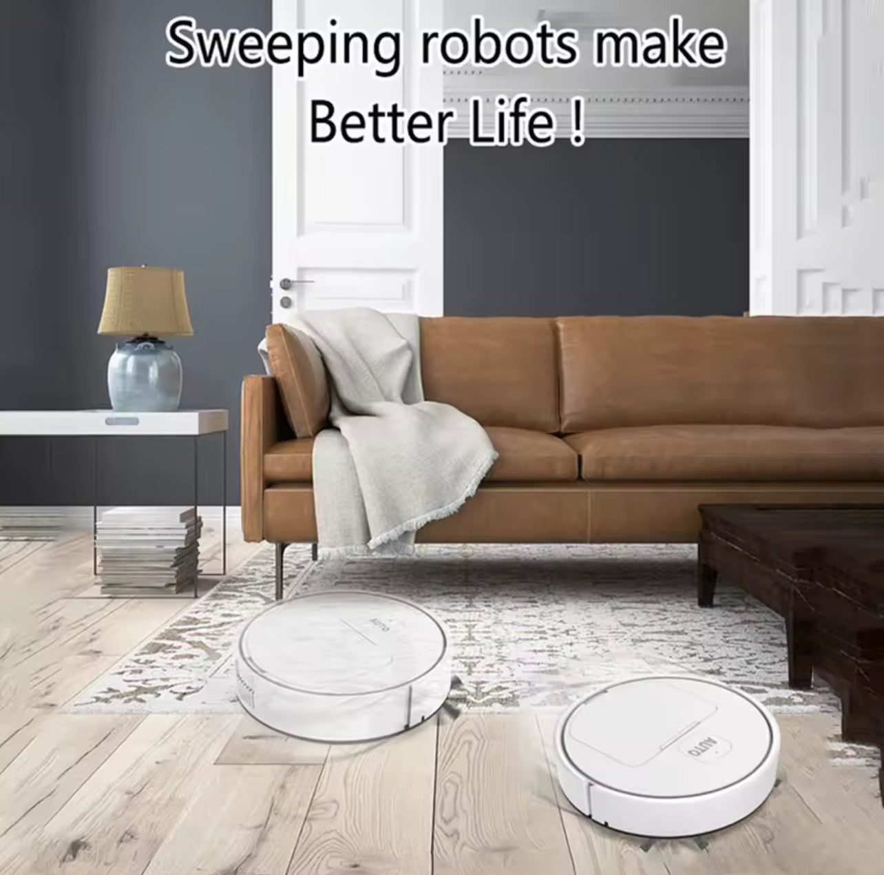3-in-1 Smart Robot Sweeper – Automatic Vacuum, Sweep & Mop Cleaner