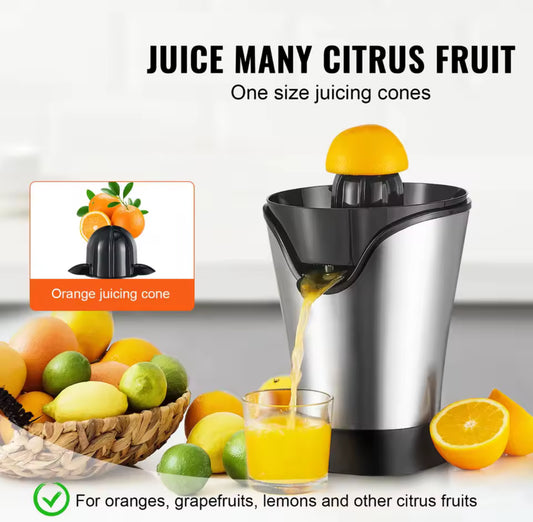 Electric Citrus Juicer with Stainless Steel Body – Powerful Motor & Easy Cleaning Design