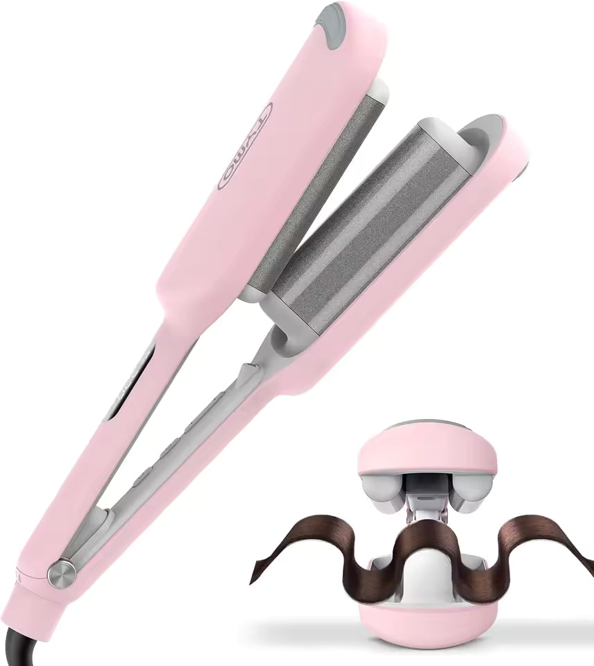 Automatic Hair Waver with Built-In Timer – Easy Curl & Wave Styling Tool
