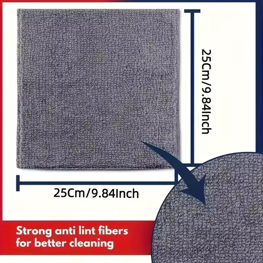 10PCS Premium Microfiber Cleaning Cloths – Ultra Absorbent & Reusable Towels