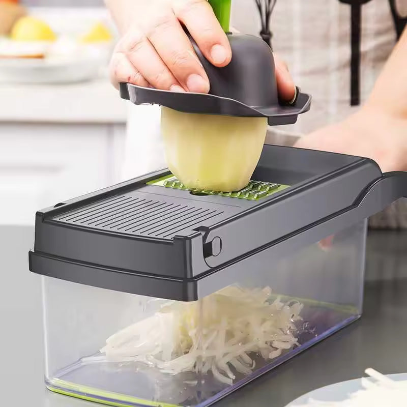 Multi-Function 6-in-1 Vegetable Chopper & Dicer – Fast, Easy & Mess-Free Food Prep