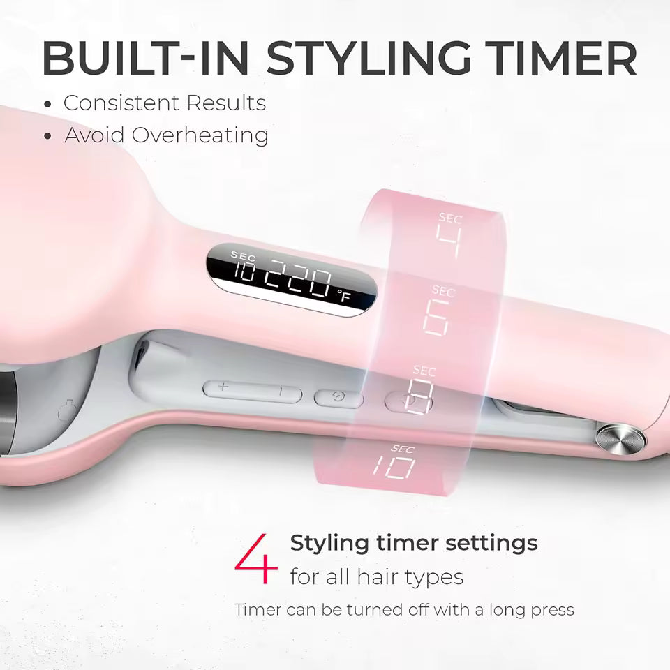 Automatic Hair Waver with Built-In Timer – Easy Curl & Wave Styling Tool