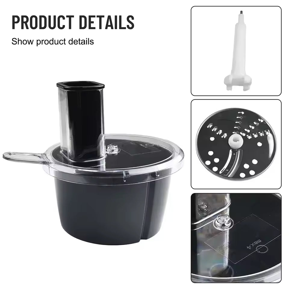Kitchen Thermomix TM6 and TM5 Accessories Vegetable Cheese Cutter for Radish Slicing and Sweet Potatoes Food Processor Container