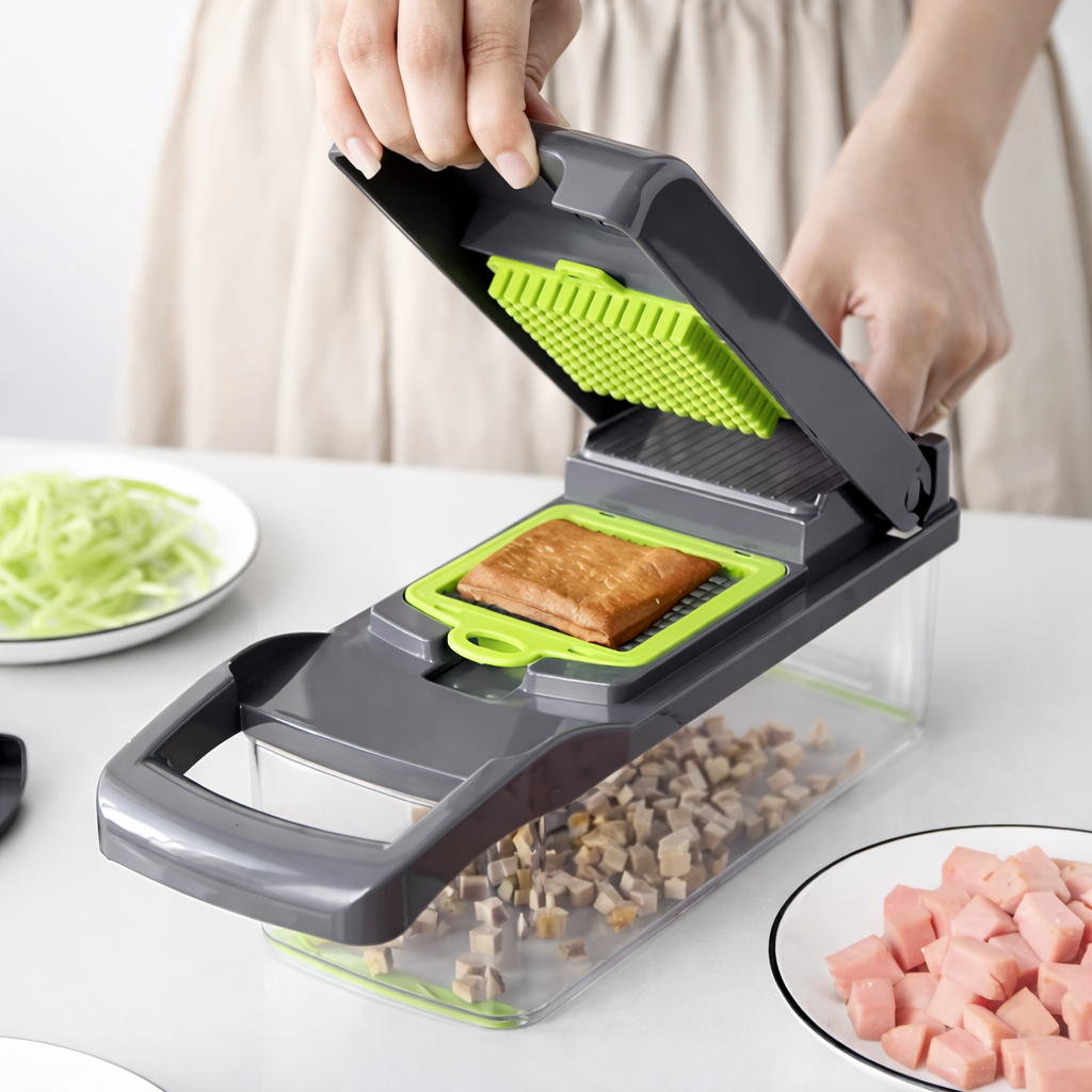 Multi-Function 6-in-1 Vegetable Chopper & Dicer – Fast, Easy & Mess-Free Food Prep